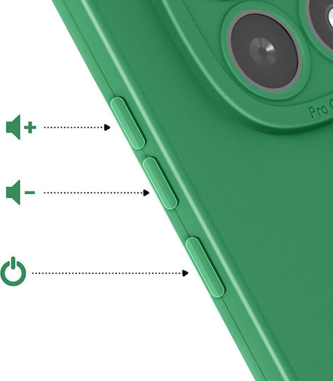 Avizar Case Redmi Note 15 In Soft Silicone Camera Block Reinforcement Green