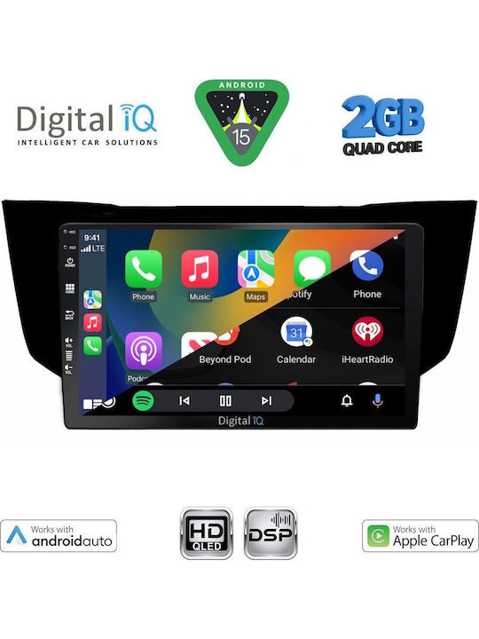 Digital IQ Car Audio System for Lexus RX300 2003-2008 Bluetooth USB WiFi GPS Apple CarPlay Android Auto with 9" Touch Screen