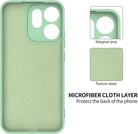 Solid Color Silicone Green Back Cover (Oppo Reno15 Pro 5g)
