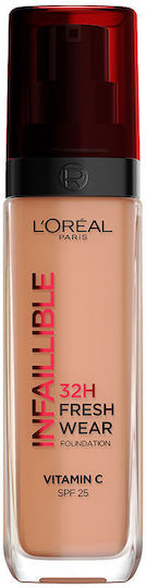 L'Oreal Paris Infaillible 32h Fresh Wear Liquid Foundation SPF25 300 Amber 30ml