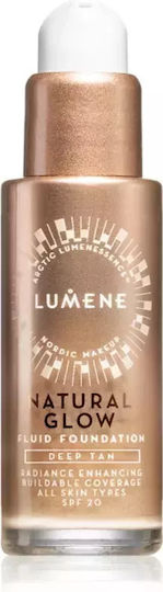 Lumene Natural Glow Make-up LSF20 5 Deep Tan 30ml