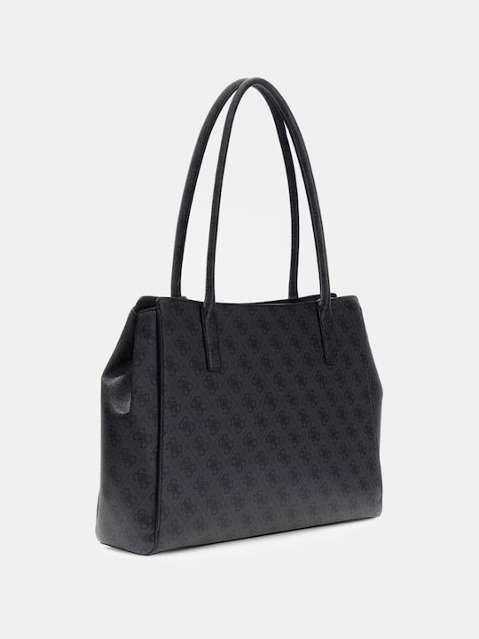 Damen Schultertasche Grau