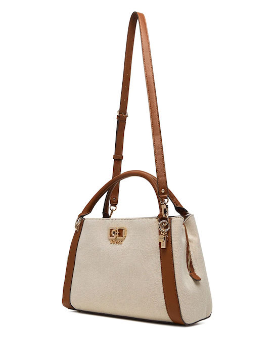 Damen Satchel Tasche Braun