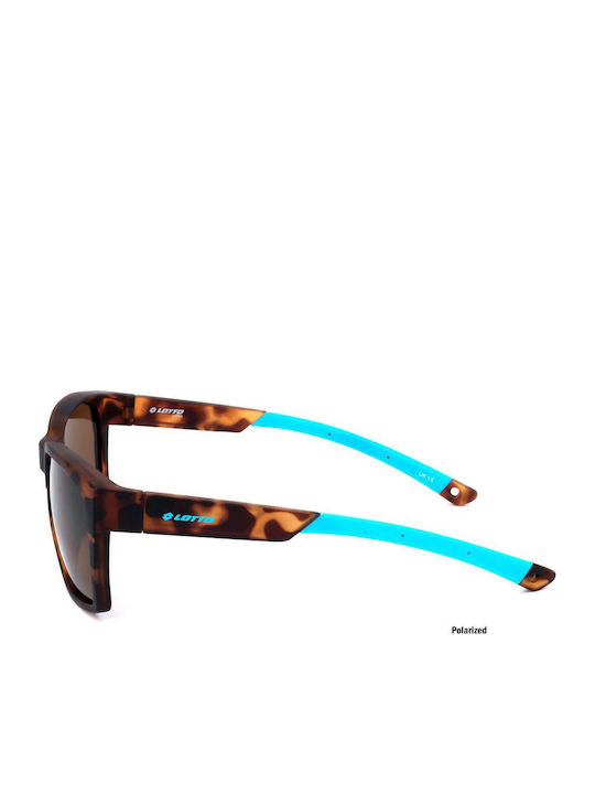 Lotto Unisex Sunglasses with Black Frame and Black Lens LS1011