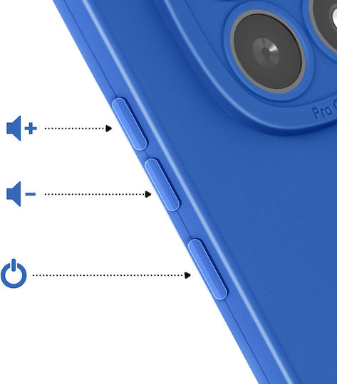 Avizar Case Redmi Note 15 In Soft Silicone Camera Block Reinforcement Blue