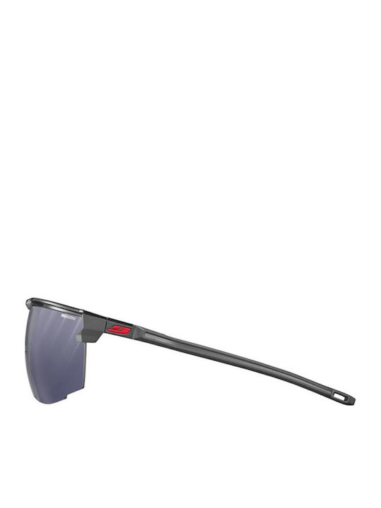 Julbo Ultimate Unisex Sunglasses with Black Plastic Frame and Black Lens J5464022