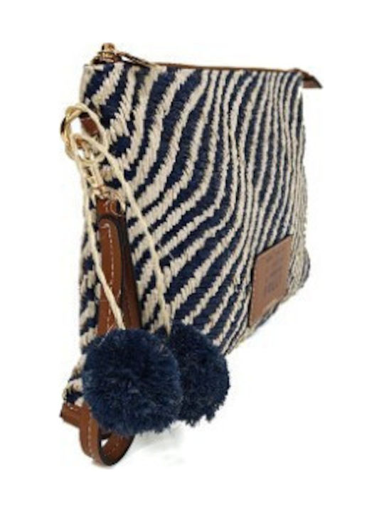 Straw Women's Crossbody Bag Blue