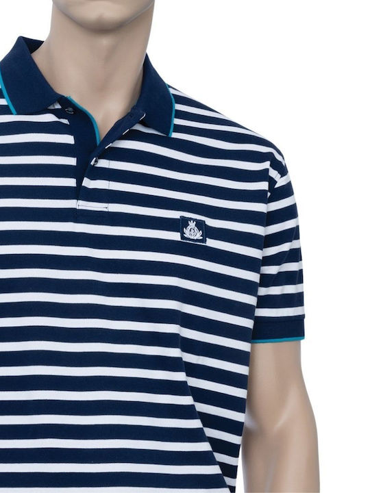 Polo Short Sleeve Blue Blouse