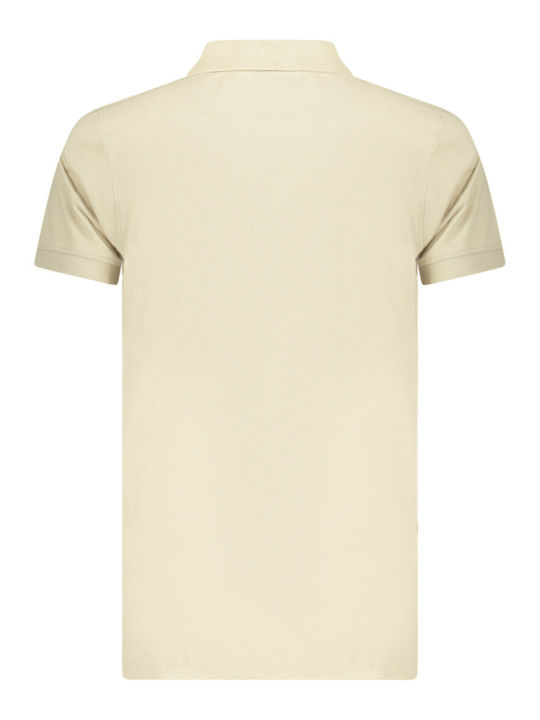 Short Sleeve Polo Shirt Beige