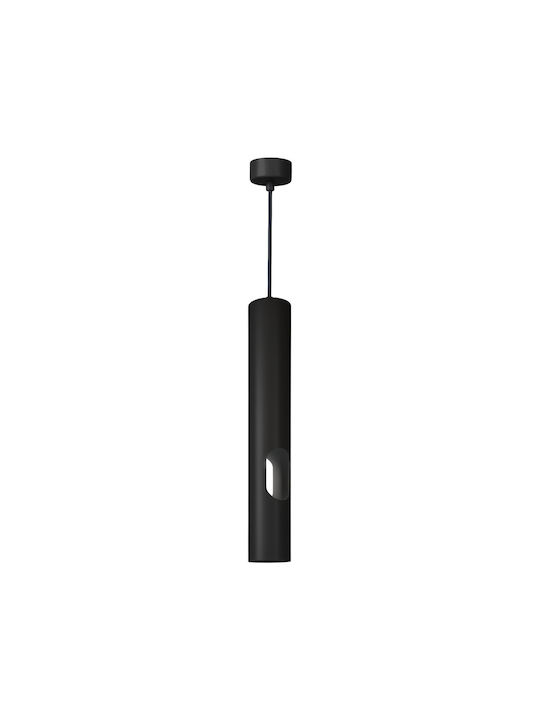 Optonica Pendant Light Black with Socket GU10 6x40cm