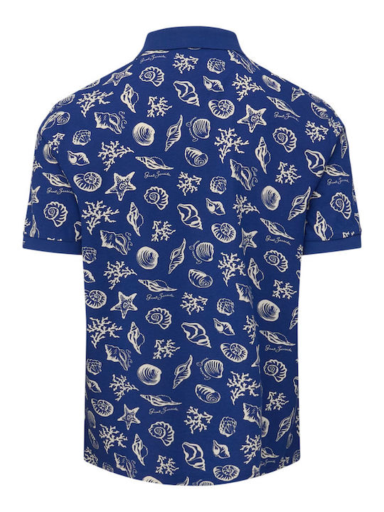 Gant Polo Herrenblusen Blau
