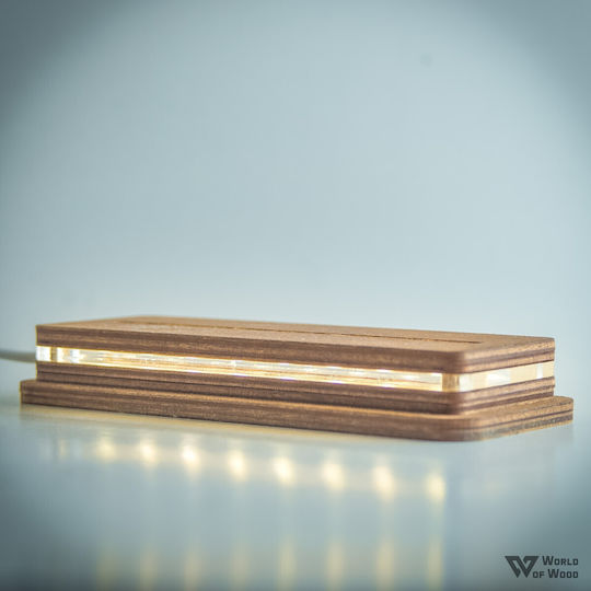 World of Wood Διακοσμητικό Φωτιστικό LED 3D Illusion 19x15εκ.
