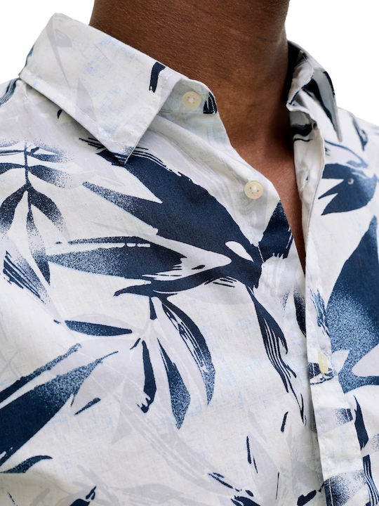 Short Sleeve Cotton Shirt White