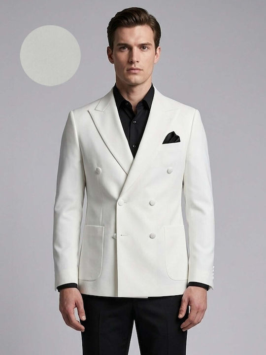 Men’s Suit Jacket White