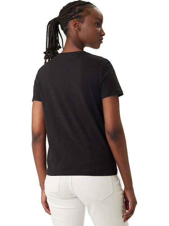 Tommy Hilfiger T-Shirt Μαύρο