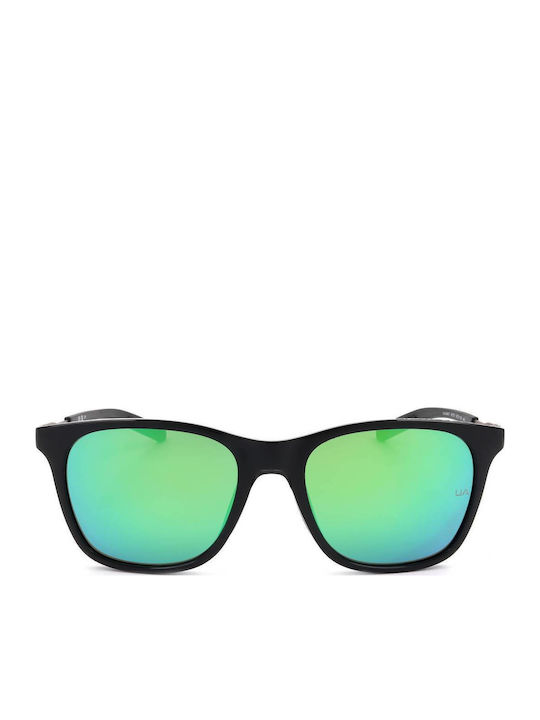 Under Armour Unisex Ochelari de soare cu Negru Cadru și Verde Oglindă Lentilă UA GAMUT 807/Z9