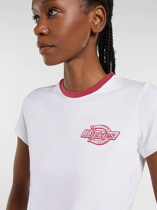 Ringer Γυναικείο T-shirt Λευκό
