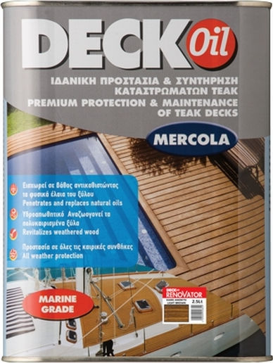 Mercola Renovator Teak Oil Oak 2.5lt