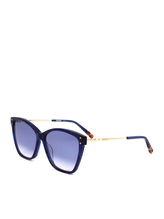 Missoni Women's Sunglasses with Blue Frame and Blue Gradient Lens MIS 0003/S S6F/08