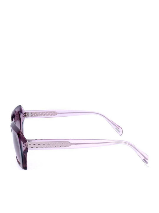 Police Damen Sonnenbrille mit Lila Kunststoff Gestell und Lila Verlaufsfarbe Linse SPLG21 0ABT