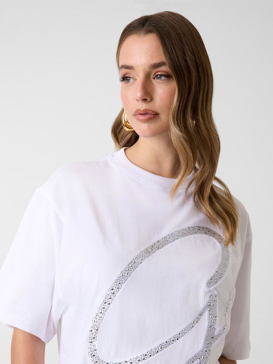 Дамска Oversized Тениска Бяла