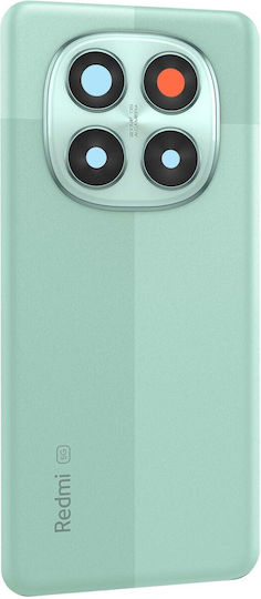 Clappio Handy Ersatzabdeckung Redmi Note 14 Pro 5G Kompatible Blass Grünes