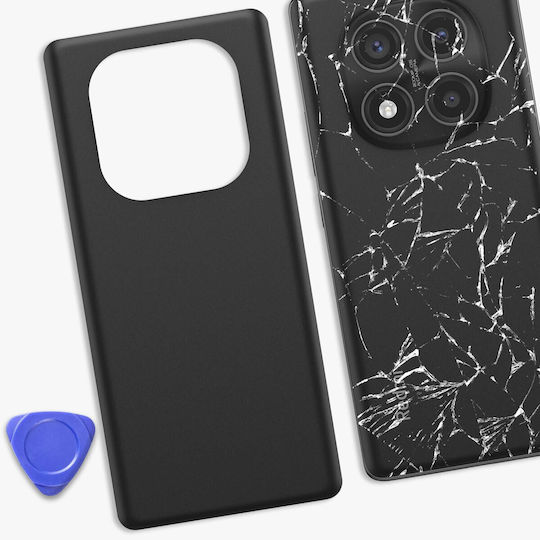 Clappio Battery Cover Redmi Note 14 Pro 4g Compatible Black