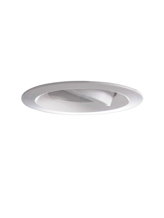 Kanlux Metallic Recessed Spot with Socket GU10 White 9.9x9.9cm. 1pcs