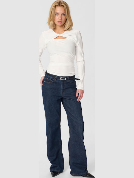 Women's Blouse Long Sleeve White