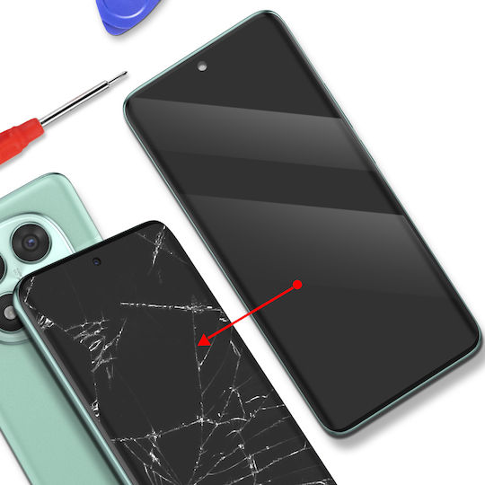 Xiaomi Voll Amoled Bildschirm Redmi Note 14 Pro 5G Service Pack Blasses Grün