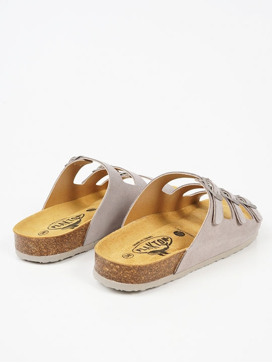Leather Women's Anatomic Sandals Gray