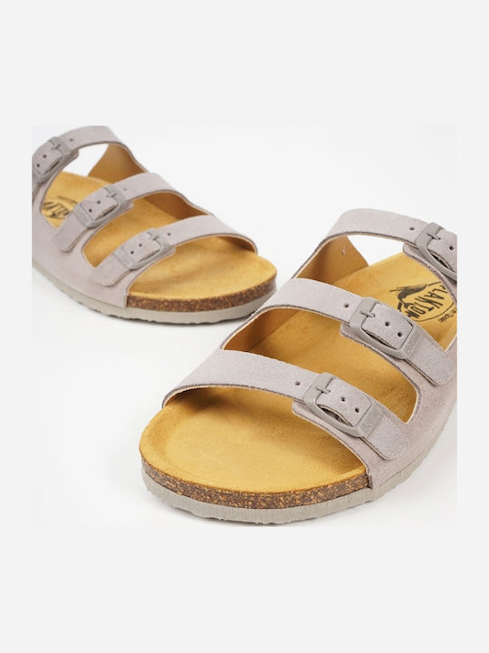 Leather Women's Anatomic Sandals Gray
