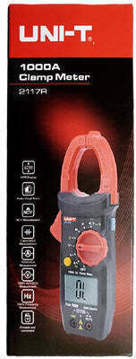 Uni-T Clamp Meter Digital 1000A AC True RMS with Test Leads 2117R