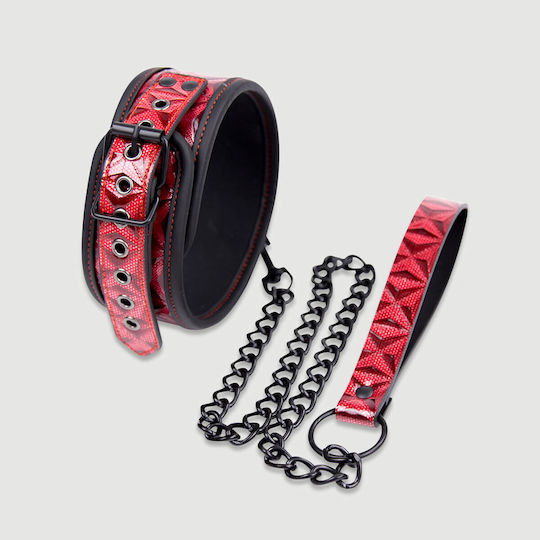 Halsband in Roter Farbe