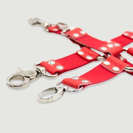 Bondage Straps In Red Color