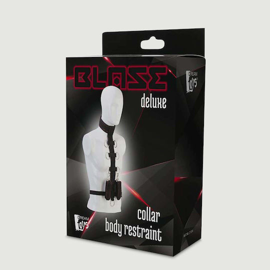 Dream Toys Blaze Collar Body Restraint Neck & Limb Restraint Set in Black Color