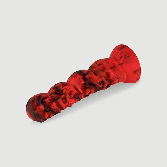 Realistischer Vibrator mit Fernbedienung Rot