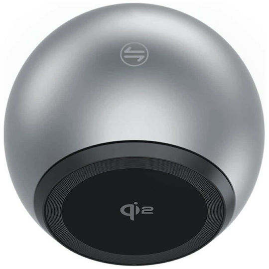 4Smarts Kabelloser Qi2 Ladegerät Grau (Chargebot Sound)
