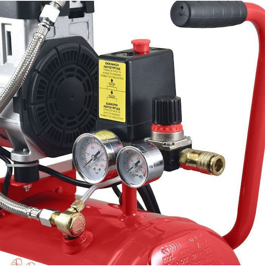 Toros Oil Free SILENT Single-Phase Air Compressors with Power 1hp and Airtank 24lt 40151
