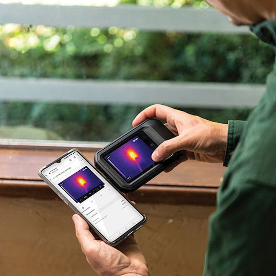 Flir Compact Handheld Thermal Camera mit Bildschirm 3.5" für Temperaturen von -20°C bis 300°C mit WiFi