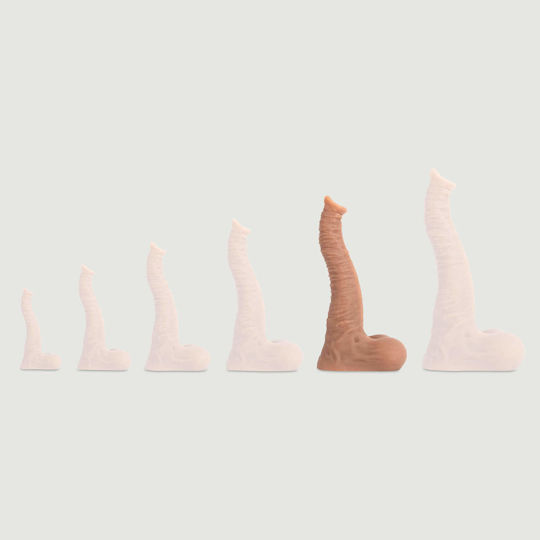 Elephant Trunk Silicone Dildo Elephant XL Silicone Dildo 30 x 7.5 cm Natural