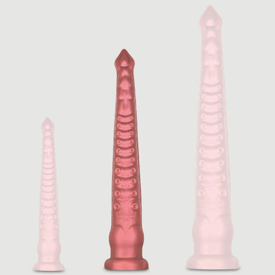 Großes Silikon Dildo Octopus Tentacle Realistisch Dildo mit Saugnapf Rote 43cm