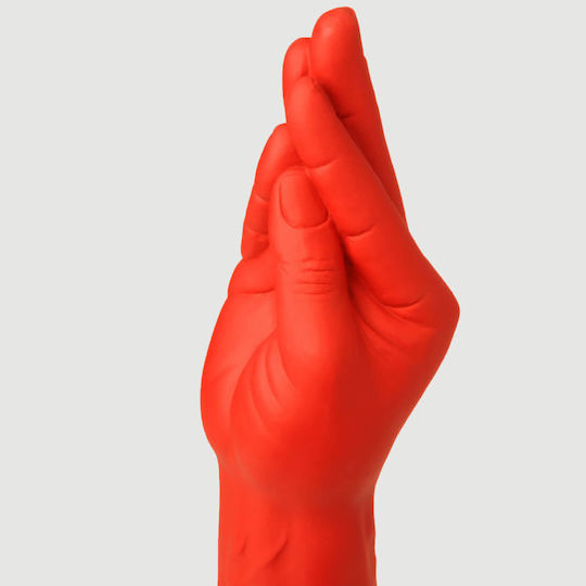 Mk toys Дилдо със смукателна чашка Червено 35см