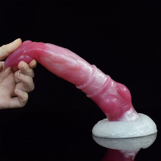 Дилдо Силиконово Чудовище Naix Silicone Monster Dildo 18 X 4,7 См Червено