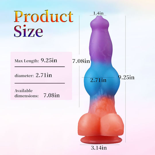Realistisches Dildo mit Hoden und Saugnapf