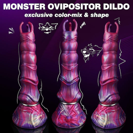 Realistic Dildo With Suction Cup Purple