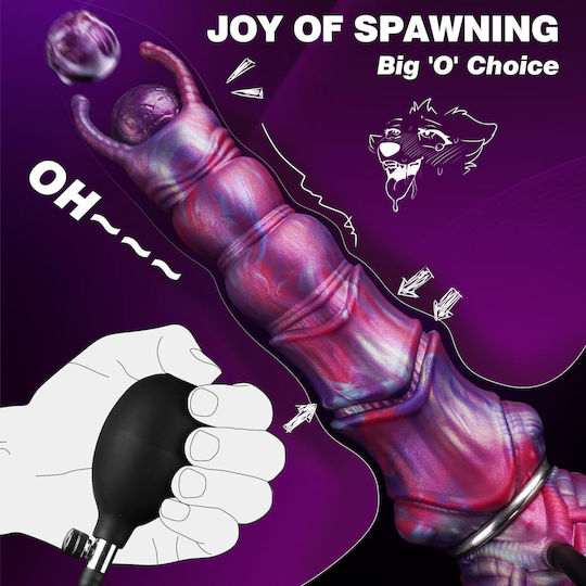 Realistic Dildo With Suction Cup Purple