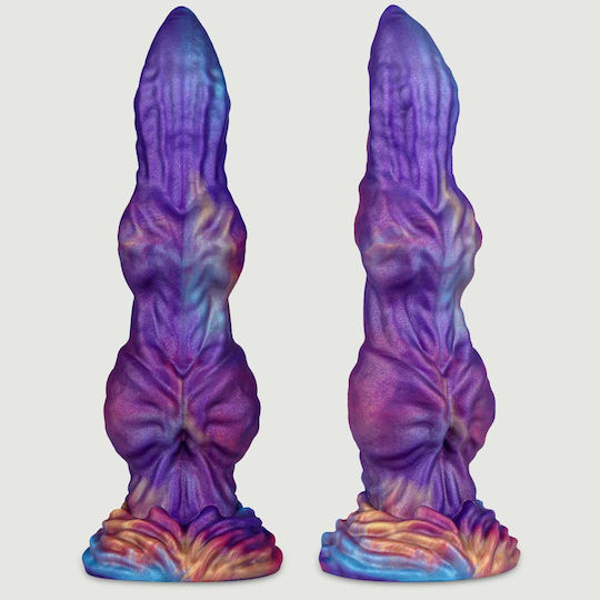 Realistisches Dildo mit Saugnapf Lila 24cm