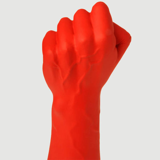 Χέρι Fisting Σιλικόνης Βεντούζα Fisting Silicone Hand Stretch No.3 30 X 9.8 Cm Κόκκινο