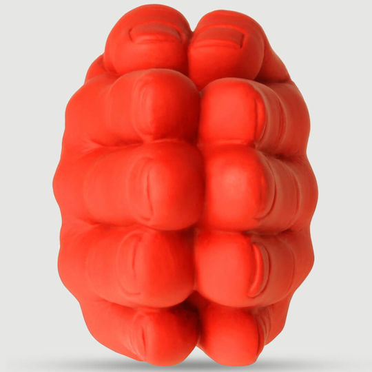 Διπλό Χέρι Σιλικόνης Fisting Βεντούζα Double Silicone Fisting Hand Stretch No 3 30 X 9 Cm Κόκκινο